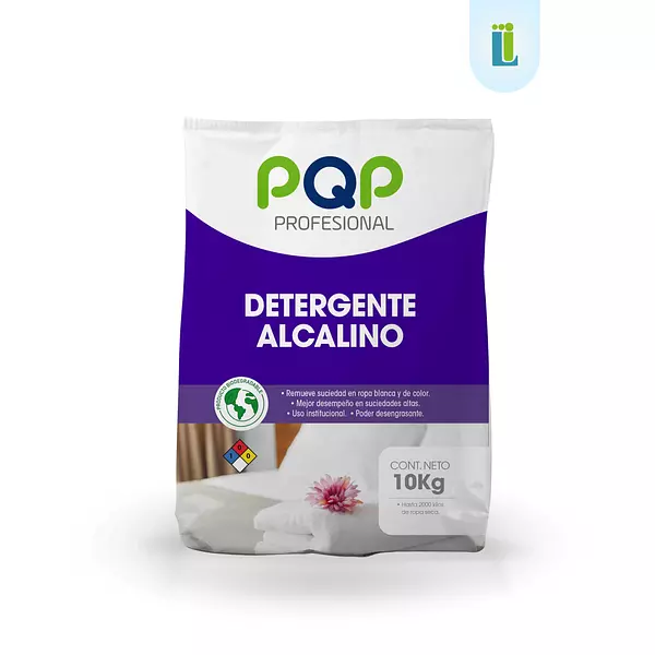 Detergente Pqp Alcalino En Polvo | Bolsa De 10 Kg |