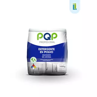 Detergente Pqp En Polvo Multiusos Sin Aroma | Bolsa De 1 Kg