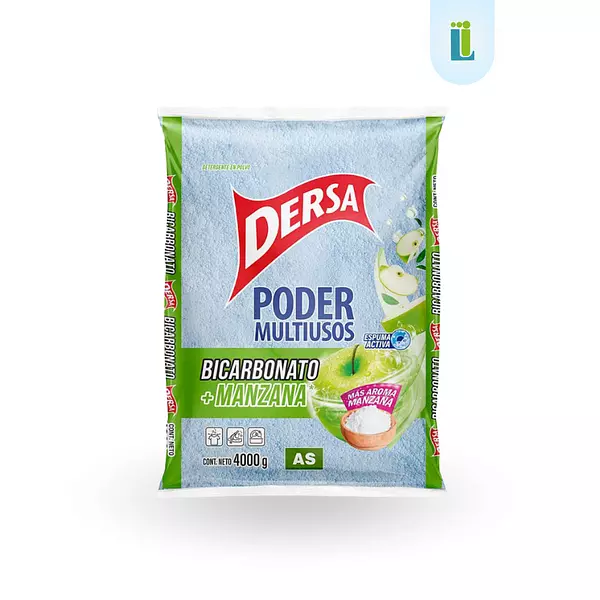 Detergente Dersa En Polvo Vinagre Y Limón | Bolsa De 4 Kg |