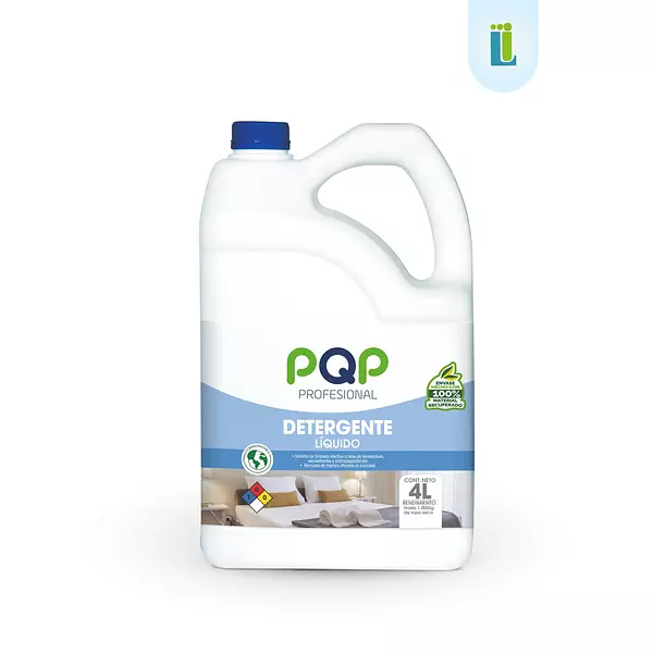 Detergente Líquido Pqp Profesional | 4 Litros |