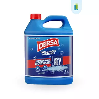 Detergente Líquido Dersa Y Jabón Rey + Bicarbonato | 4 Litros |