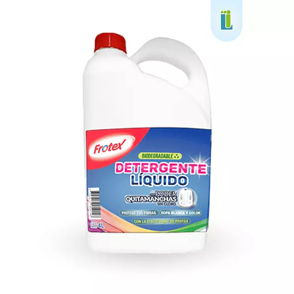 Detergente Líquido Frotex Quitamanchas Sin Cloro | 4 Litros |