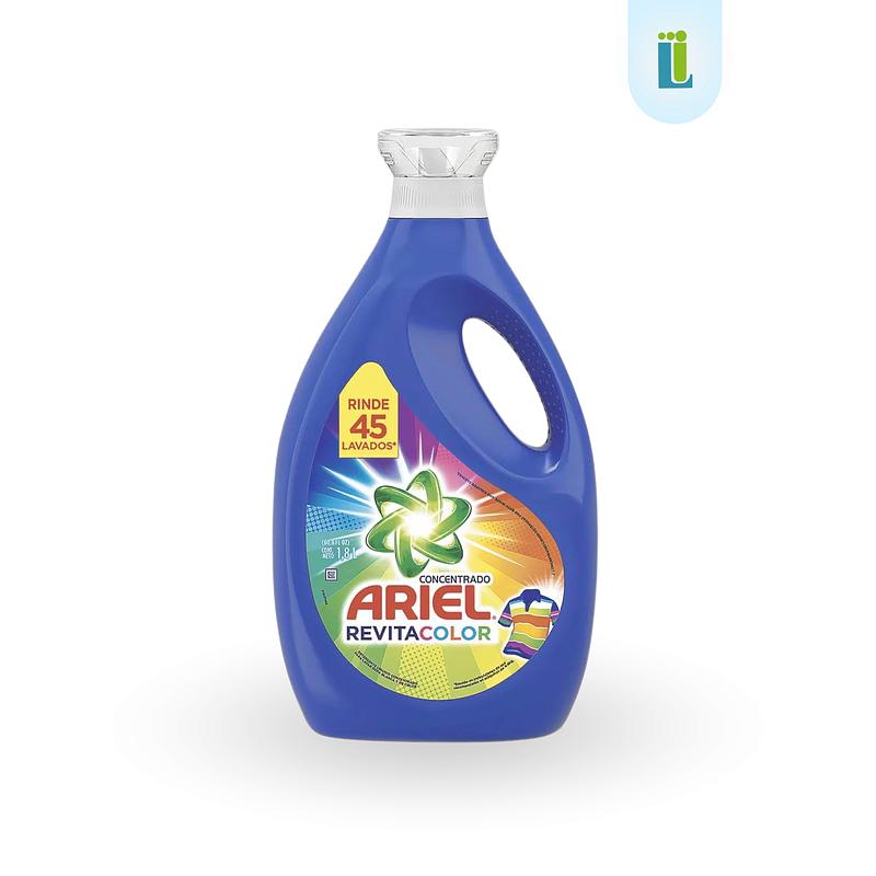 Detergente Líquido Ariel Revitacolor 1,8 Litros