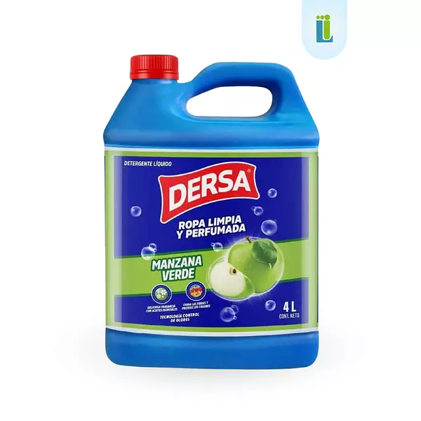 Detergente Líquido Dersa Manzana Verde | 4 Litros |