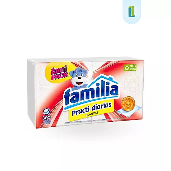 Servilletas Familia Blancas Practi-Diarias Blancas | 300 Ud |