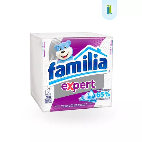 Servilletas Familia Expert Doble Hoja | 100 Ud |