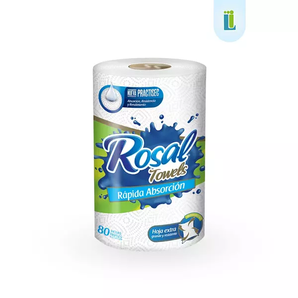 Toallas De Papel Rosal Hoja Extra Grante Blancas | 80 Ud |