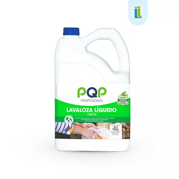 Lavaloza Líquido Pqp Aroma Limón | 4 Litros |