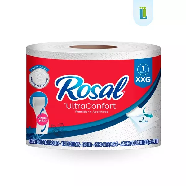 Papel Higiénico Rosal Ultraconfort Rendidor | 1 Rollo |