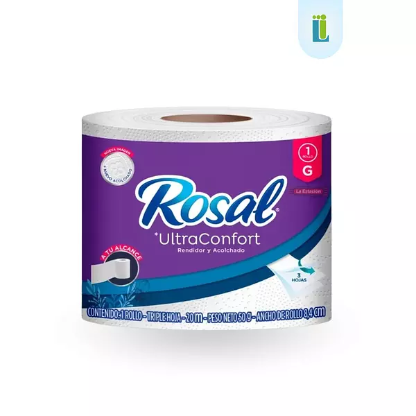 Papel Higiénico Rosal Ultraconfort Pequeño | 1 Rollo |