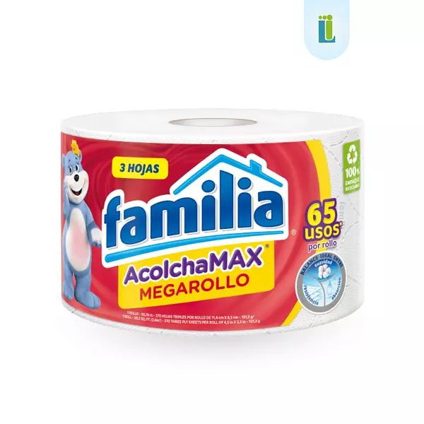 Papel Higiénico Familia Acolcha Max Megarollo | 1 Rollo |