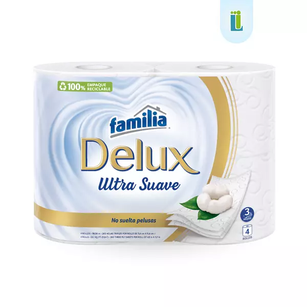 Papel Higiénico Familia Deluxe Ultra Suave | 12 Rollos |