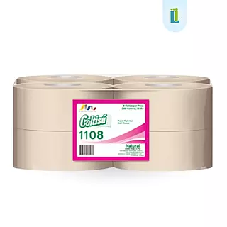 Papel Higiénico Coltisú Natural Doble Hoja | 4 Rollos | 250m |