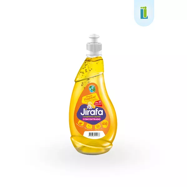 Lavaplatos Líquido Jirafa Magia Tropical Concentrado | 630 Ml |