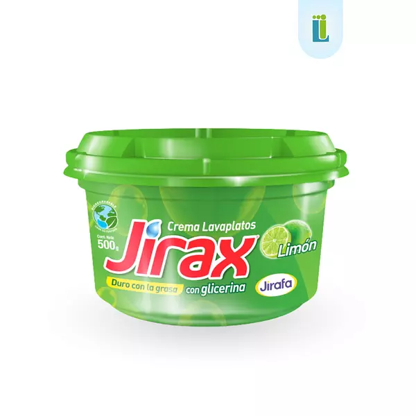 Lavaplatos Jirax En Crema Con Limón Y Gliserina | 500 G |