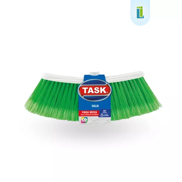 Escoba Task Pro Con Fibra Suave Color Verde | Villavicencio