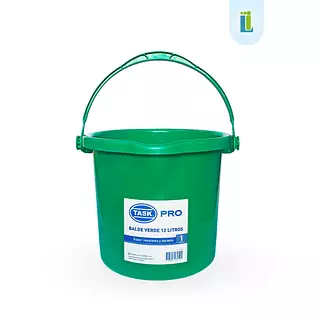 Balde Verde Task De 12 Litros