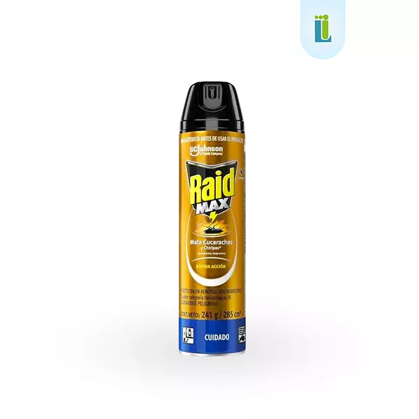 Insecticida Raid Max Para Matar Cucarachas | 241 G |