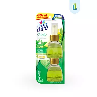 Ambientador Bonaire Varitas Aroma Agua Verbena X2 | 80 Ml