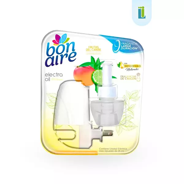 Ambientador Bonaire Electra Oil Vaporizador Frutas Delcaribe