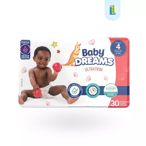 Pañal Bebé Ultratrim Baby Dreams | Etapa 4 Xg X30 |