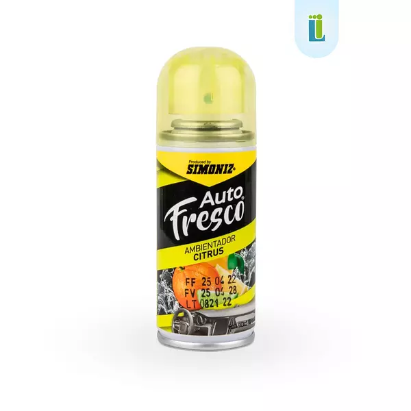 Ambientador Para Auto Simoniz Aroma Fresco De Citrus| 110 Ml