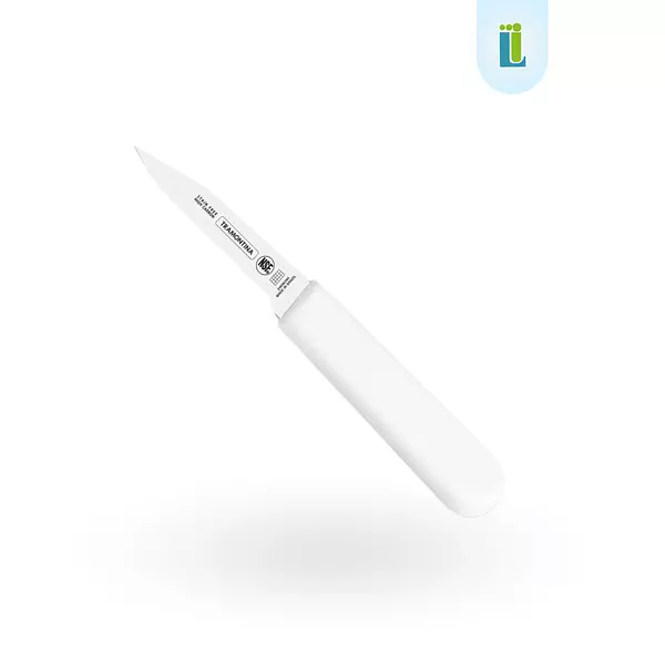 Cuchillo Mondador Blanco Acero Inoxidable Tramontina 3"