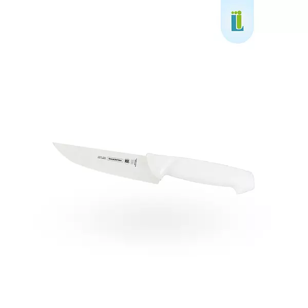 Cuchillo Carne Blanco Acero Inoxidable Tramontina 8"