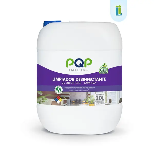 Limpiador Desinfectante De Pisos Lavanda Pqp | 20 Litros |