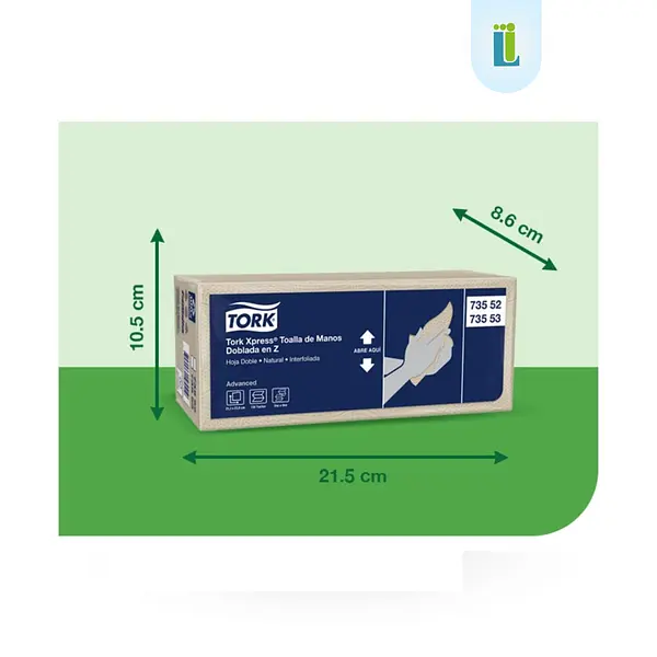 Toallas De Papel Tork Color Natural Tipo Z | 150 Ud |